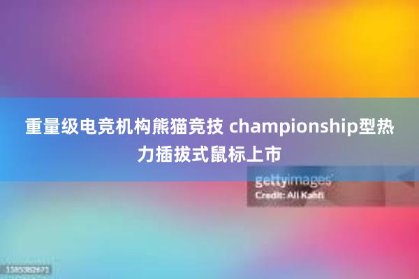重量级电竞机构熊猫竞技 championship型热力插拔式鼠标上市